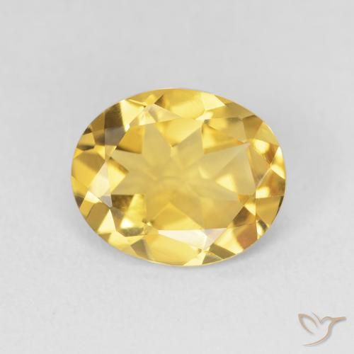 2.63ct Natürlicher Golden Citrin, Oval, VVS