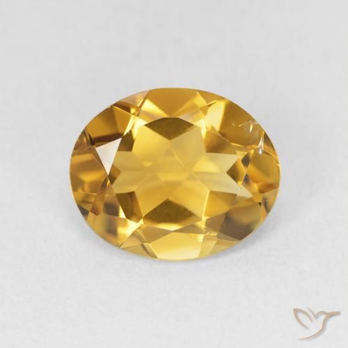 2.79ct Natürlicher Golden Citrin, Oval, VVS