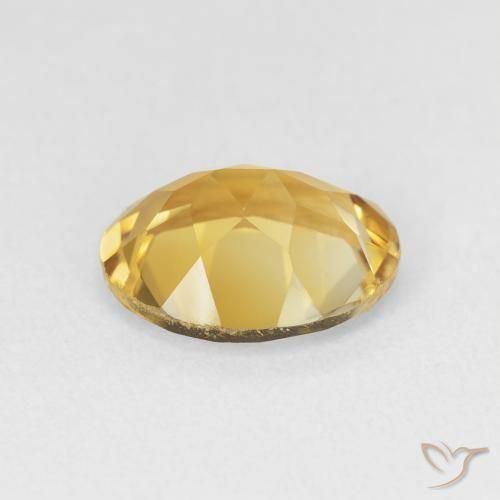 9,17 ctw natürlicher Golden Citrin, Oval, VVS