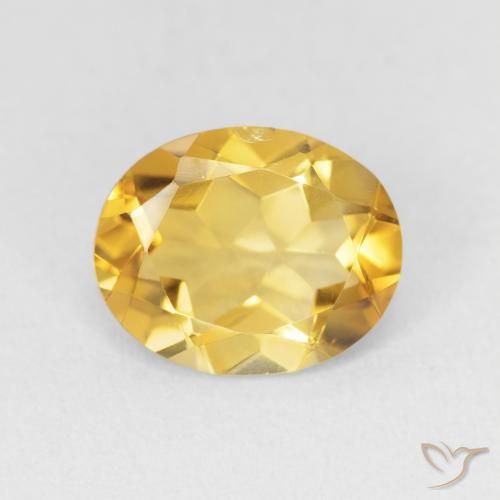 2.63ct Natürlicher Golden Citrin, Oval, VVS