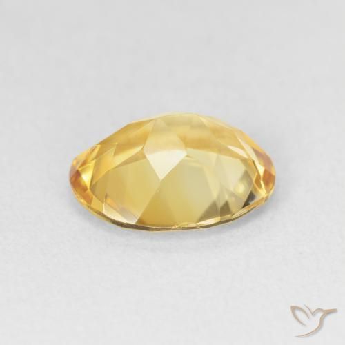 9,17 ctw natürlicher Golden Citrin, Oval, VVS