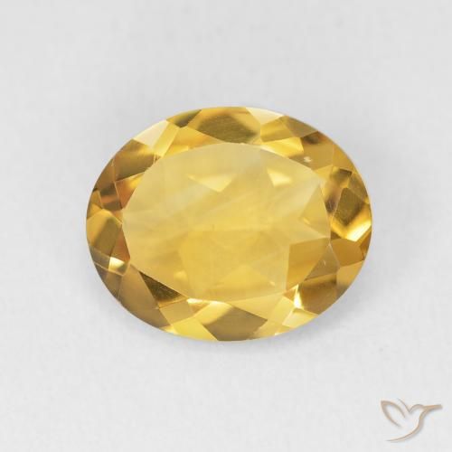2.78ct Natürlicher Golden Citrin, Oval, VVS