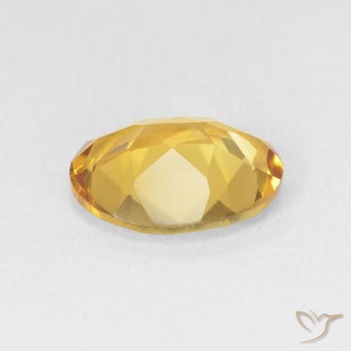 9,17 ctw natürlicher Golden Citrin, Oval, VVS