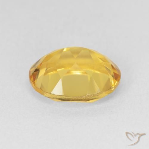 9,17 ctw natürlicher Golden Citrin, Oval, VVS