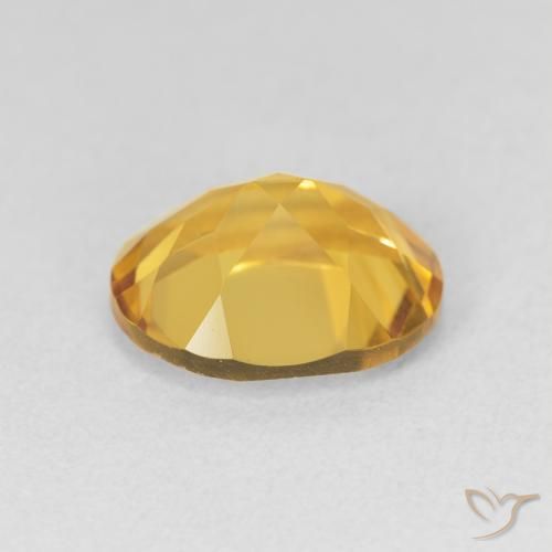 9,17 ctw natürlicher Golden Citrin, Oval, VVS