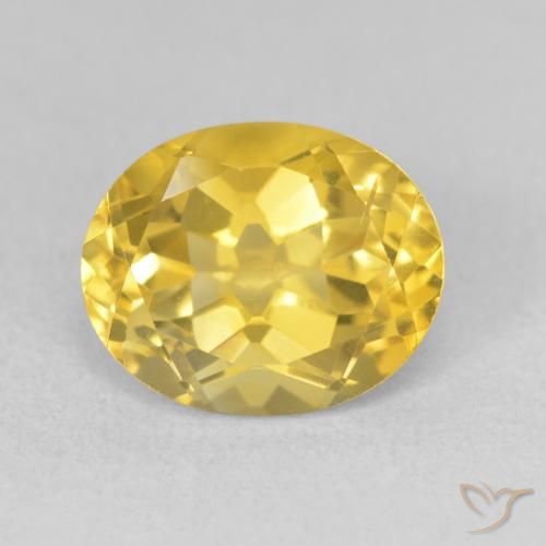 3.59ct Natürlicher Mittleres Gold Citrin, Oval, VVS-VS