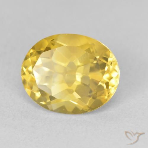 9,17 ctw natürlicher Mittleres Gold Citrin, Oval, VVS-VS