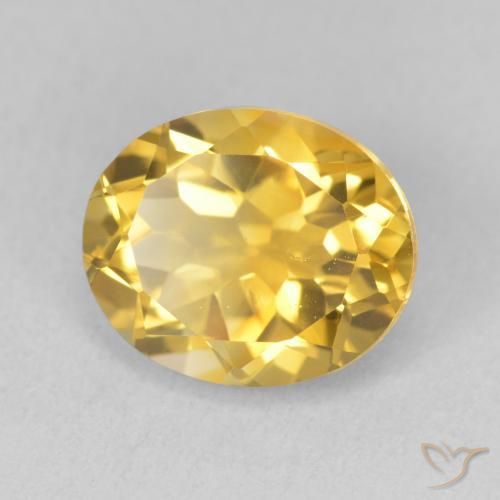 9,17 ctw natürlicher Mittleres Gold Citrin, Oval, VVS-VS
