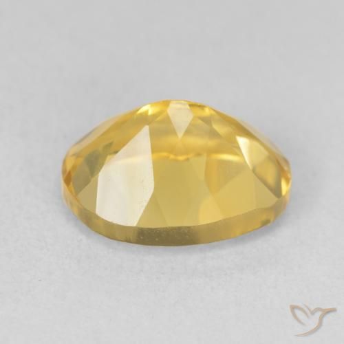 9,17 ctw natürlicher gold-orange Citrin, Oval, VVS-VS