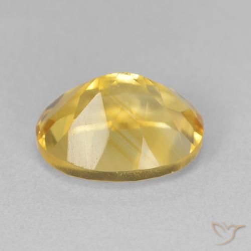 9,17 ctw natürlicher gold-orange Citrin, Oval, VVS-VS