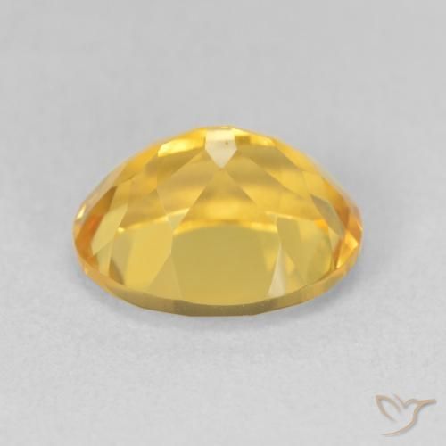 9,17 ctw natürlicher Golden Citrin, Oval, VVS-VS
