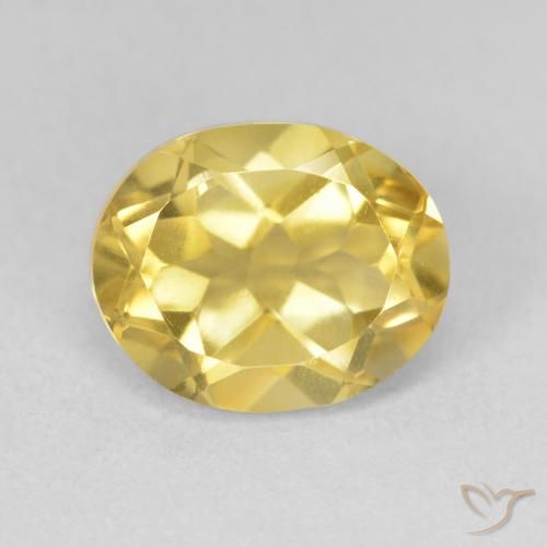 3.40ct Natürlicher gold-orange Citrin, Oval, VVS-VS