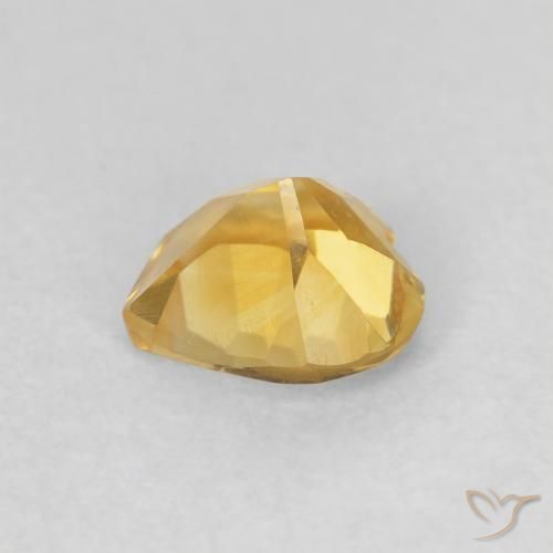 9,17 ctw natürlicher Tiefes Gold Citrin, Herz, VVS-VS