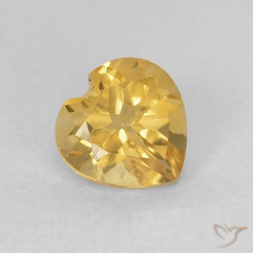 9,17 ctw natürlicher Mittleres Gold Citrin, Herz, VVS