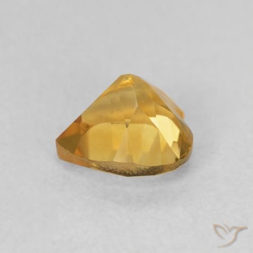 9,17 ctw natürlicher Mittleres Gold Citrin, Herz, VVS