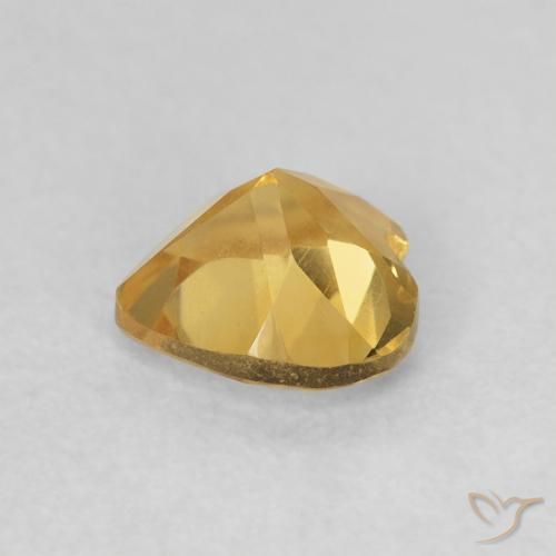 9,17 ctw natürlicher Golden Citrin, Herz, VVS