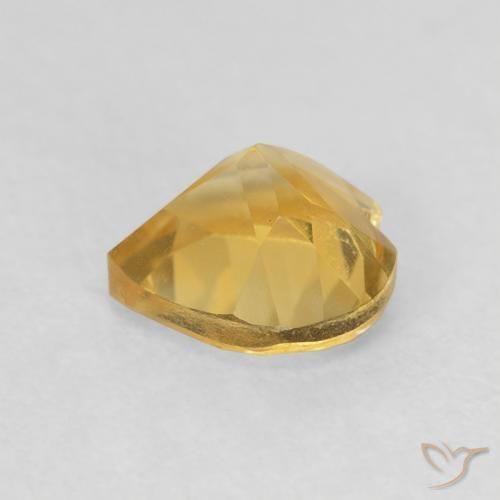 9,17 ctw natürlicher Golden Citrin, Herz, VVS