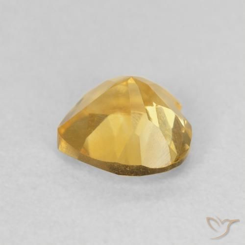 9,17 ctw natürlicher Mittleres Gold Citrin, Herz, VVS