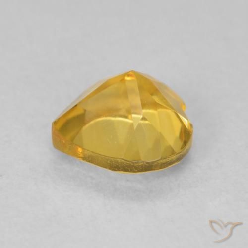 9,17 ctw natürlicher Mittleres Gold Citrin, Herz, VVS-VS