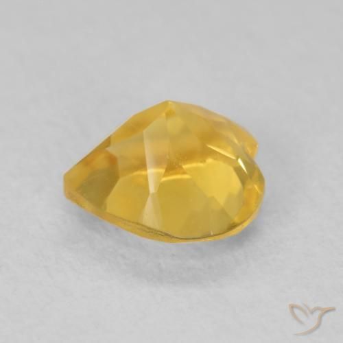 9,17 ctw natürlicher gold-orange Citrin, Herz, VVS-VS