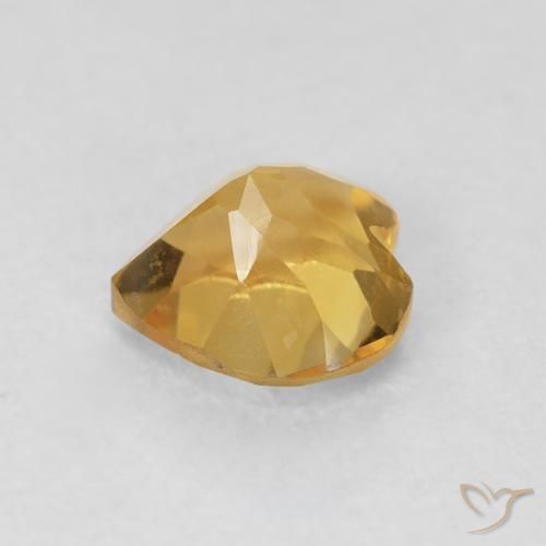 9,17 ctw natürlicher Golden Citrin, Herz, VVS