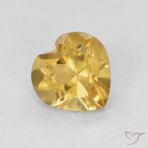 9,17 ctw natürlicher Mittleres Gold Citrin, Herz, VVS