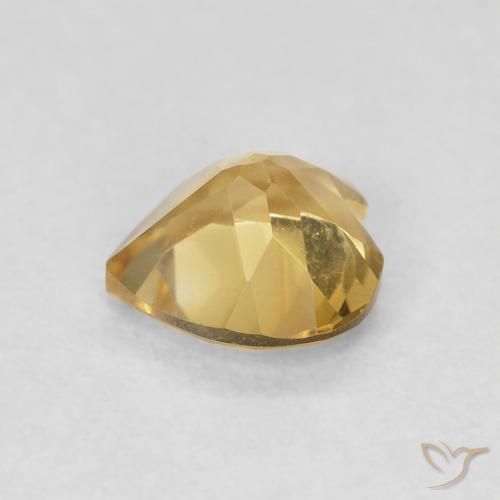 9,17 ctw natürlicher Medium Dark-Golden Citrin, Herz, VVS