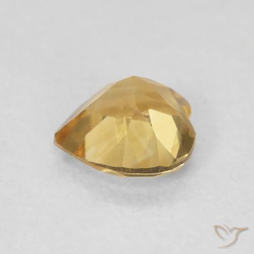 9,17 ctw natürlicher Mittleres Gold Citrin, Herz, VVS