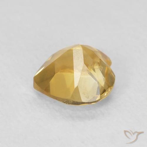 9,17 ctw natürlicher Mittleres Gold Citrin, Herz, VVS