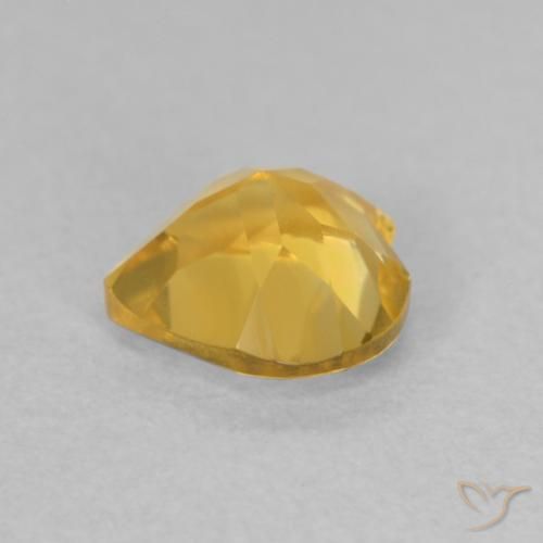 9,17 ctw natürlicher Mittelgold Citrin, Herz, VVS-VS