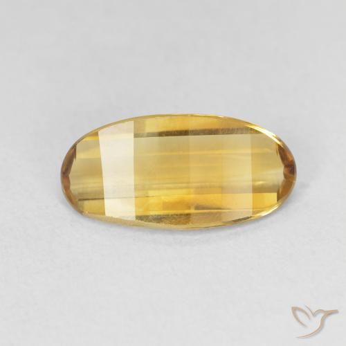 2.28ct Natürlicher gold-orange Citrin, Oval, VVS