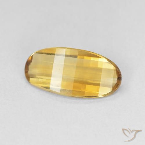 9,17 ctw natürlicher gold-orange Citrin, Oval, VVS