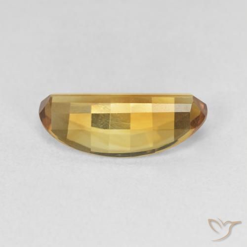 9,17 ctw natürlicher gold-orange Citrin, Oval, VVS