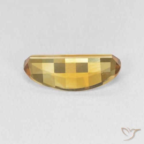 9,17 ctw natürlicher gold-orange Citrin, Oval, VVS
