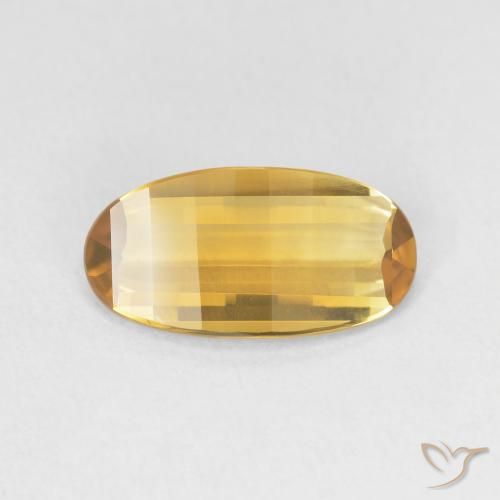 2.17ct Natürlicher gold-orange Citrin, Oval, VVS