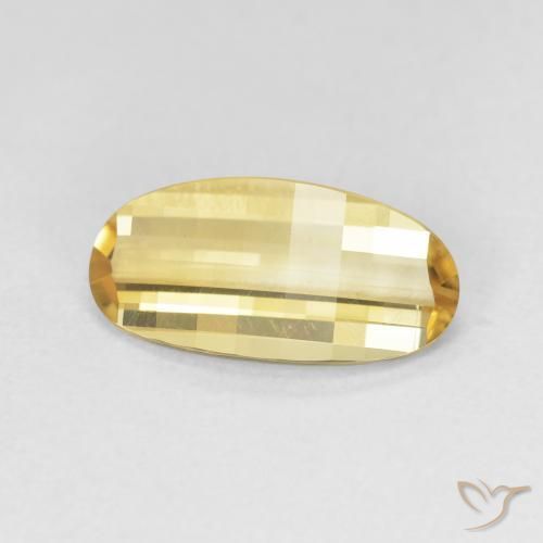 9,17 ctw natürlicher Golden Citrin, Oval, VVS