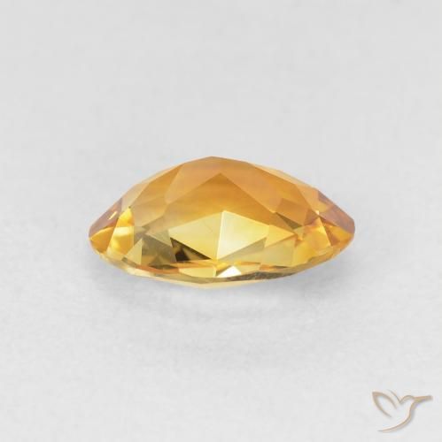 9,17 ctw natürlicher Medium Light-Golden Citrin, Oval, VVS