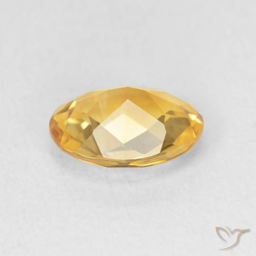 9,17 ctw natürlicher Helles Gold Citrin, Oval, VVS