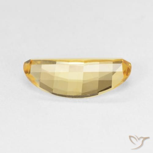9,17 ctw natürlicher Golden Citrin, Oval, VVS-VS