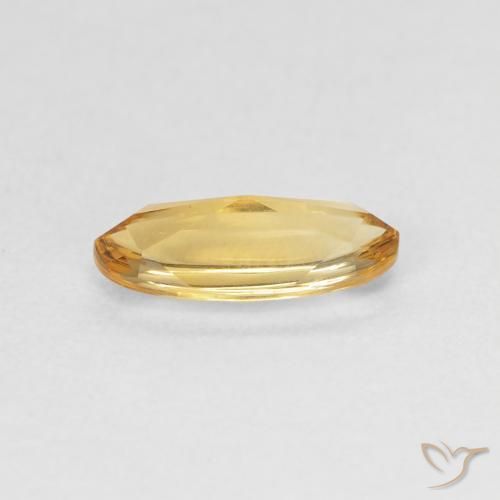 9,17 ctw natürlicher Medium Light Orange-Gold Citrin, Oval, Transparent