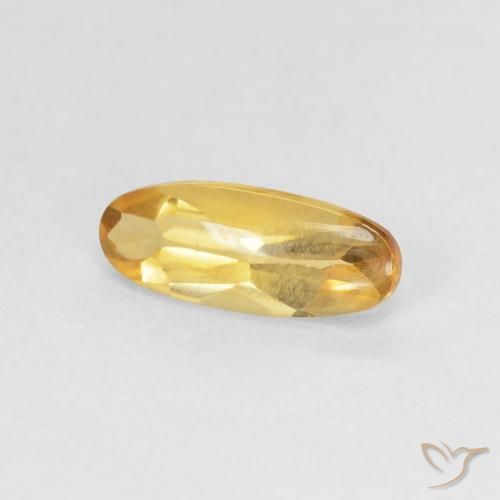 9,17 ctw natürlicher Golden Citrin, Oval, Transparent