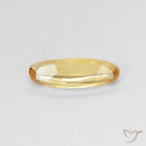 9,17 ctw natürlicher Golden Citrin, Oval, Transparent