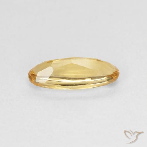 9,17 ctw natürlicher Golden Citrin, Oval, Transparent