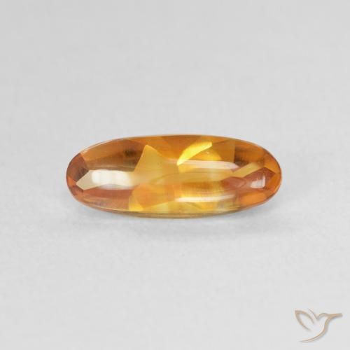 0.91ct Natürlicher Golden Citrin, Oval, Transparent