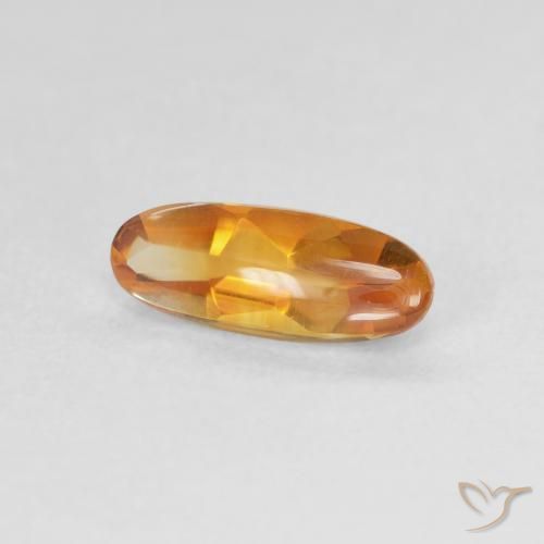 9,17 ctw natürlicher Golden Citrin, Oval, Transparent