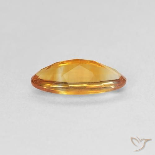 9,17 ctw natürlicher Golden Citrin, Oval, Transparent