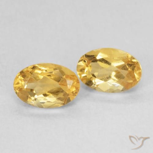 1.06 ct natürliche Golden Citrin-Edelsteine, Oval, VS