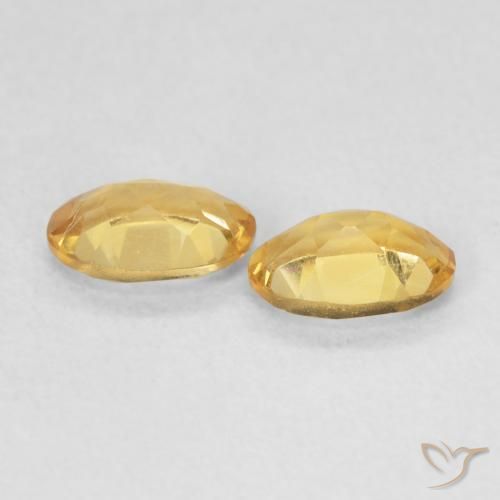 0.69 ct natürliche Golden Citrin-Edelsteine, Oval, VVS-VS