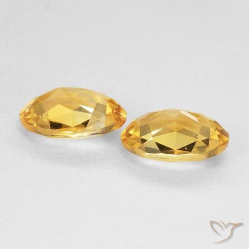 3.08 ct natürliche Golden Citrin-Edelsteine, Oval, VVS-VS