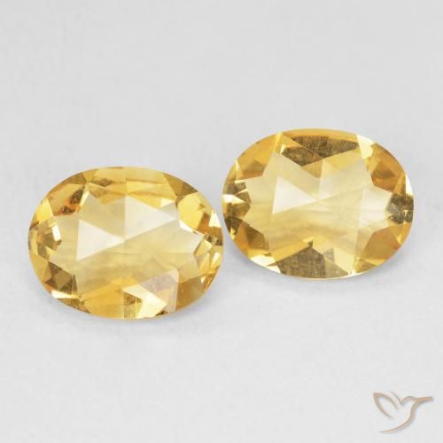 2.93 ct natürliche Golden Citrin-Edelsteine, Oval, VVS-VS